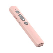 프레젠테이션 리모콘 무선 포인터 RF 2.4GHz PPT 슬라이드 어드밴서 USB 플립 펜 파워포인트 스크린, [03] Pink