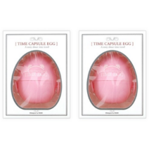 투영디자인 에그타임캡슐 ver.3 편지지, 2개입, 핑크
