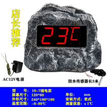 탕온계 사우나온도계 온천 수영장 방수 수온 전자 한증막 3KG, 1플러그인 모조석 1세트 고정밀 -9~99℃, 3미터