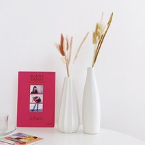 샤토에르 인테리어 꽃 프리저브드 드라이플라워 갈대 라그라스 블렌드 2colors, 라그라스 인디핑크:화병원형장목