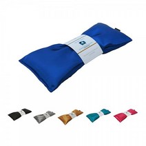 라벤더 아이 필로우 - 편두통 스트레스 및 불안 완화 #1 여성용 해소 선물 미국에서 제작 유기농 아마씨 충전! (블루 면)