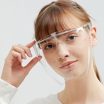 고릴라몰 하드커버 페이스쉴드 안면보호 투명마스크 비말차단 얼굴보호, 안면마스크5개