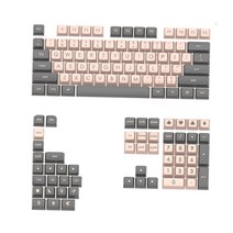 129 키 PBT 키 캡 기계식 키보드용 JSA 키 캡 추가 R7 및 R8 키 편안한 타이핑 MX 구조 스위치 다른 레이아웃, 35.3x22x3.8cm, 평화