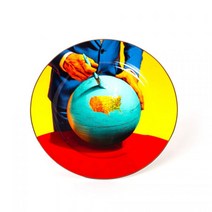 셀레티 토일렛페이퍼 도자기 접시 글로브 27cm