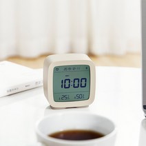 샤오미 알람 탁상시계 블루투스 앱연동 온습도계