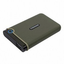 Transcend 충격방지용 외장HDD 트랜센드 StoreJet SJ25M3E USB3 1 인쇄 견적문의 1TB 1TB 밀리터리그린, 단일 모델명/품번