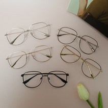 레트로사각[블루라이트렌즈포함] 빅사이즈안경 눈보호