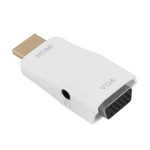 [721+dk] HDMI TO VGA 컨버터 음성지원 변환젠더 디스플레이 HDMI케이블 영상컨버터 영상변환 변환젠더 RGB젠더, ^택상품선택@감사