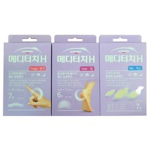 일동) 메디터치H 밴드 믹스_핑거_힐 선택구매, 1팩