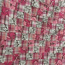 체크천왕 - 패치워크 원단(IK-66) (신상 자체제작 면재질 의류원단 침구원단 커튼원단 가방원단 소품원단)