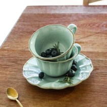 코스타노바 올리바 티컵소서세트 250ml 2color, 선택:화이트, 화이트