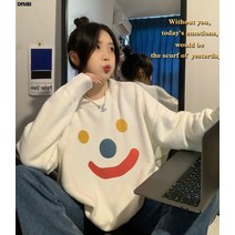 눈사람 스웨터 여 크리스마스 루즈핏 날씬해 보이는 니트 디자인 소소한 이너 아우터 트렌드