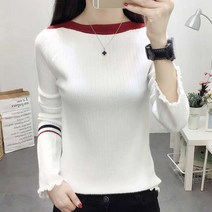 헬로샵 (헬로샵) 소매나팔 니트티셔츠