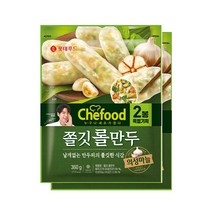 롯데 쉐푸드 의성마늘 롤만두 360g+360g, 360g, 1세트