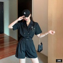 가바바 여성 투피스 엣지있는 금속 장식 포인트 캐주얼 정장 투피스 G50789