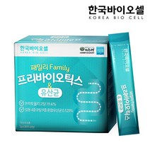 한국바이오셀 패밀리 프리바이오틱스 유산균 1세트(2g x 30포) 1개월분, 1개, 단품없음