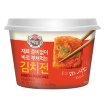 백설 김치전 210g x 6개 - 간편조리, 1세트