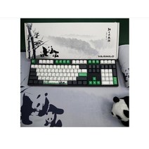 Varmilo panda MA87/MA108 R2 87key108KEY 기계식 키보드 유선 정전 용량 축 V2 흰색 백라이트 컴퓨터, 한개옵션2, 03 108key wired, 01 rose red Switch