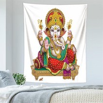 불교용품 염주 석가모니 관세음보살 인도 신 태국 종교 Shiva Ganesha Parvati 불교 명상 매트 카펫 만, 09 TGA2769_01 75x58cm