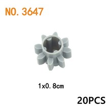 안티프래질 빌딩 블록 MOC 기술 부품 기어 크로스 액슬 시리즈 호환 70905 45300 3709 87081 45590 교육용 크리에이티브 완구, 32 3647