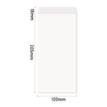 우진문화사 16절 무지 편지봉투 100g 100 x 205mm 1000매