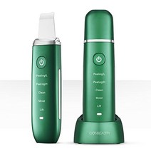 미안기 COSBEAUTY 아크릴 필링 프로 코스 뷰티 워터 필링 초음파 모공 케어 세정 각질 제거 선물 대응 CB050 모스 그린 발렌타인 데이 프레젠트 어댑터 없음 EC 색