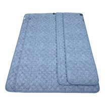 한일산업 차박 자동차용 전기장판 DC매트- 12V- 120x190cm, 그레이(세미)