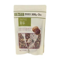 풀무원 견과류 마른안주 건강간식 식사대용 정월대보름 올가 [2입기획] 루비호두 우리집 호도 어르신선물 식자재 (300gx2EA) 1세트, 2세트