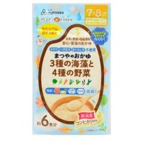 Matsuya Baby Food Seaweed Vegetable Porridge 마츠야 아기 이유식 3종 해초+4종 야채 죽 7gx6입 10팩