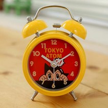 시계 벽 아스트로보이 아톰 알람 탁상시계 (옐로우), 단품