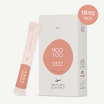 무백 자몽워터샴푸 여행용 스틱파우치 10ml-10개입, 1개, 10개입