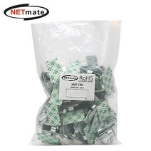 NETmate NMT-CB4 케이블 정리용 메탈 클램프 (25x15mm/100EA)