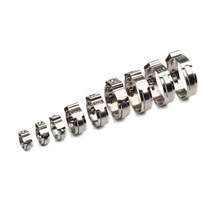 조인트 클램프 파이프 클램프 10 PCS 스테인레스 스틸 304 싱글 이어 호스 구색 키트 5.3-31mm 다중 사양, 22 15.3-18.5mm