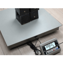 고정밀 전자 저울 가축 무게 측정 가축저울 계돈 바닥, 0.75x0.75m 2톤 정확도 0.1kg