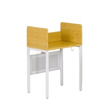 하이솔로몬 카페랩독서실책상 LB15-W650, LB15-W650 화이트비취
