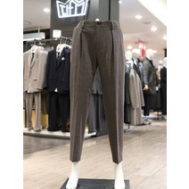 티아이포맨 티아이포맨 21 F/W 브라운 체크 배색 팬츠 M216MPTM751 (P001852378)