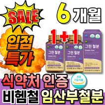 식약처 인증 식물성철분제 성장기 중학생 철분보충제 청소년 키즈 아동 남자 온가족 에너지생성 튼튼 60대 임산부 추석 명절 선물 식약청 인정 수유부 패밀리 산소운반 성장기 임신전 유, 90캡슐, 2개