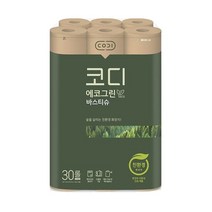 코디 에코그린 바스티슈 롤화장지 30m 2팩, 상세페이지 참조