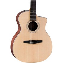 Taylor 214ce-N Grand Auditorium Nylon String Acoustic-Electric Guitar Natural, One Size, One Color