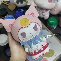 특이한 저금통 만들기 해피저금통 인테리어저금통 물감 색칠 저금통세트, 쿠로미