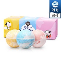 샤워메이트 말랑이 밀키 버블 배쓰밤 80gx3입