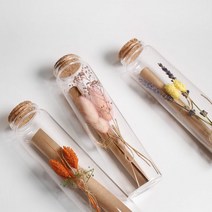 Dearest 유리병 꽃 편지 기념일 감동 편지지 남자친구 여자친구 이벤트, 퍼플선셋