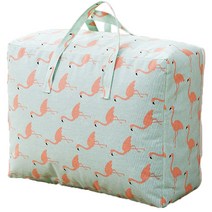 Zhuokai 면 이불 가방 105L, 1개, 플라밍고