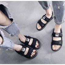 공용 남자 여자 커플 푹신한 편한 쿠션 여행 여름 휴가 스포츠 슬리퍼 어울리는 코디 샌들