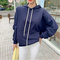 퍼니걸스 기모 빅 포켓 후드 티셔츠_8710