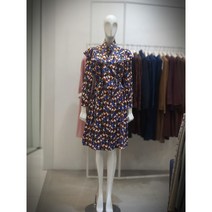 샤트렌 머플러 프릴 A라인 원피스 HC0WOP302.BR