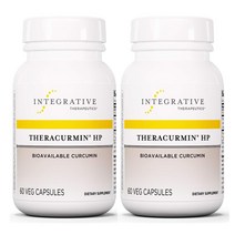 인테그라티브 Integrative Theracurmin HP Turmeric Curcumin 2개월분 테라큐민 조티펜스 파나쿠어 펜벤다졸 커큐민 60c 2팩, 1세트, 60정2병