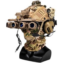 방탄모 헬멧 보호 서바이벌 군용, 진한 검정