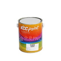 KCC정품 유크릴형광 페인트 4L 교통표지용 안전표지용 항공보안시설용, 적색