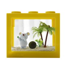 세남자바스켓 코알라 친구들과 국산 마리모 키우기 DIY세트, 일어서코알라+멜란지옐로우 블럭